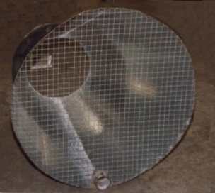 Cone strainer for 300mm pipe